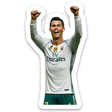 Cristiano ronaldo do him celebration sticker