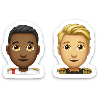 Poland and belgium sticker