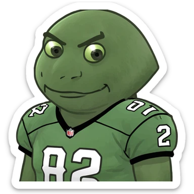 Girly fantasy football  sticker