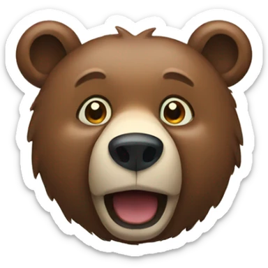 Bear sticker