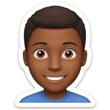 67 black boy sticker