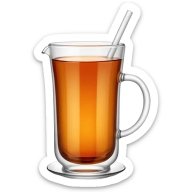 Turkish tea glass in “ince belli bardak” without the stand sticker