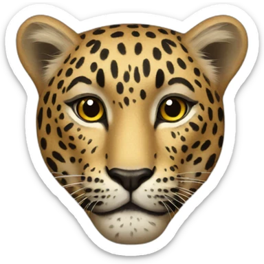 Leopard sticker