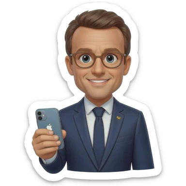 Macron iOS sticker
