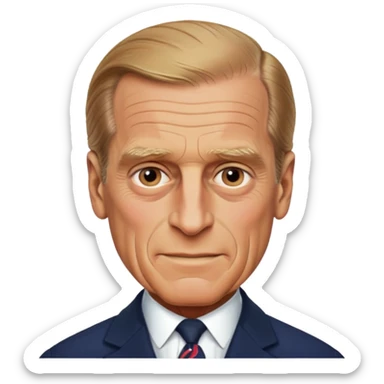 Prince philip sticker