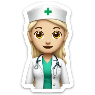 Nurse that is an elf sticker