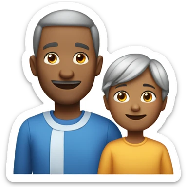 Mother is 64 Years Old and her Son is 37 Years Old sticker