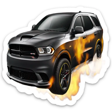 Dodge Durango srt 2024 black sticker