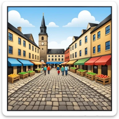market square sticker