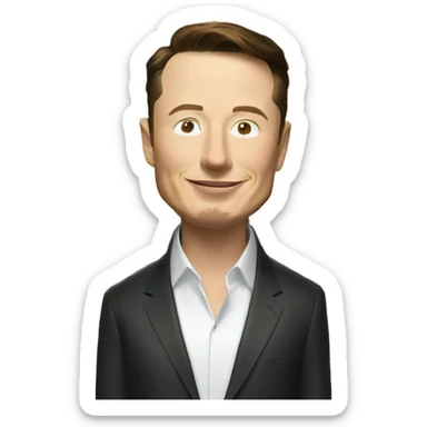 elon musk doge sticker
