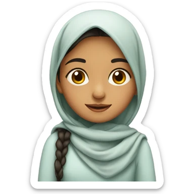 Kashmiri girl  sticker
