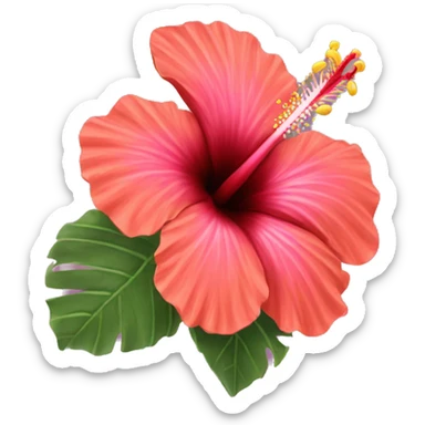 Hibiscus sticker