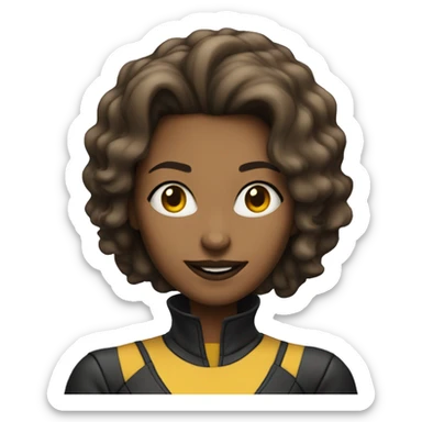 Woman named Ashley who is in the X-Men sticker