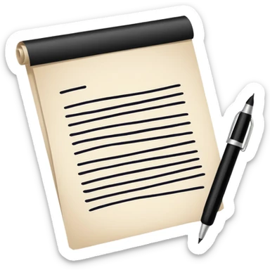 Paper Signature sticker