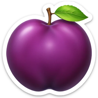 plum sticker