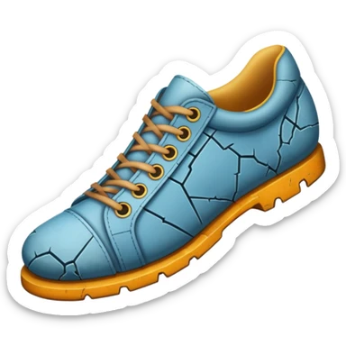 fractured sole sticker