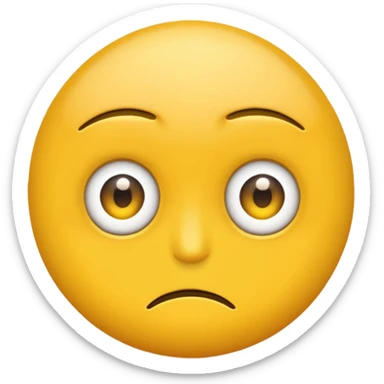 Eye twitching emoji sticker