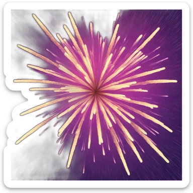 Fireworks sticker
