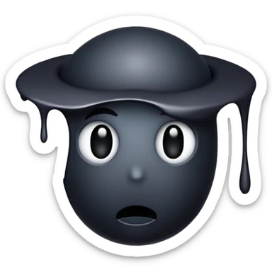 abstract representation of null sticker