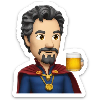 docteur strange-drink-beer sticker