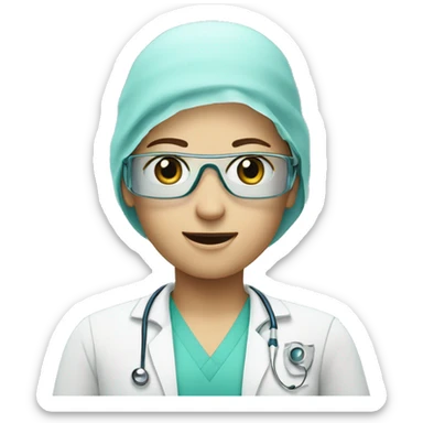 Screen with AI Assistant for Surgery sticker