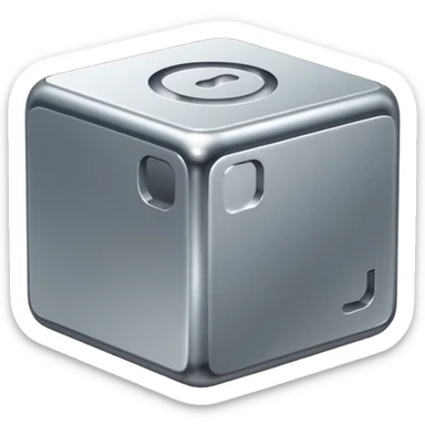 Cube sticker