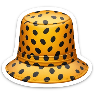 Animal print Hat sticker