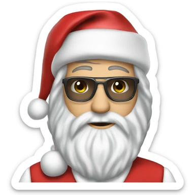 Tom cruise santa sticker