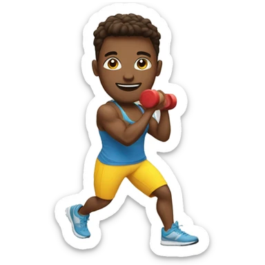  fitness enthusiast emojis sticker
