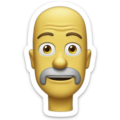 Homer simsons sticker