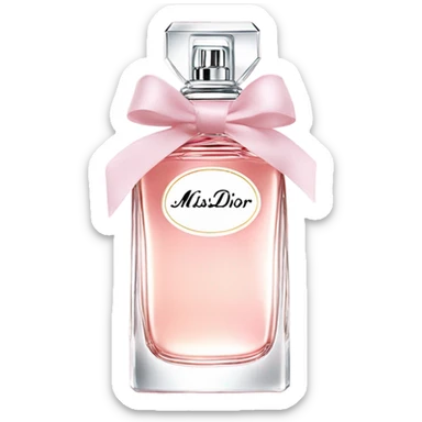 Miss dior perfume sticker