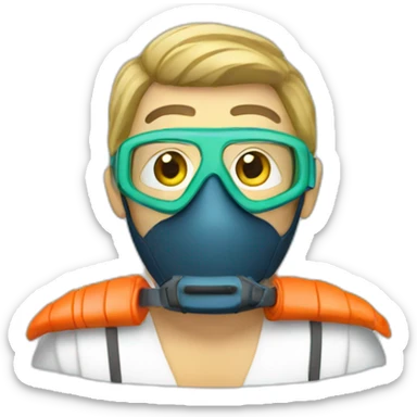 Snorkelling judge sticker