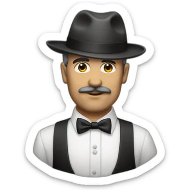 Mafioso años 50 sticker