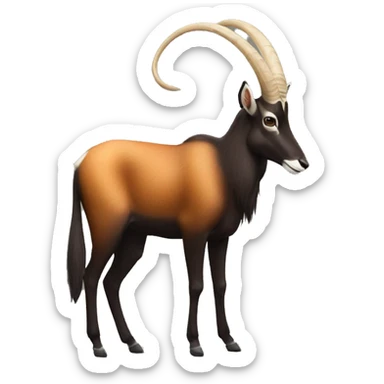 giant sable antelope sticker