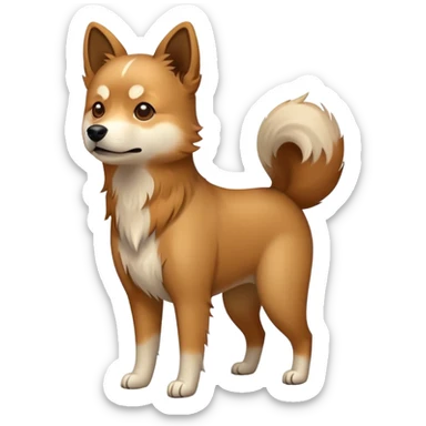 Chinese native dog sticker