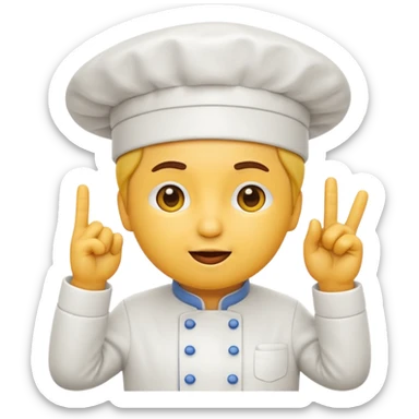 Emoji chef’s kiss finger motion  sticker