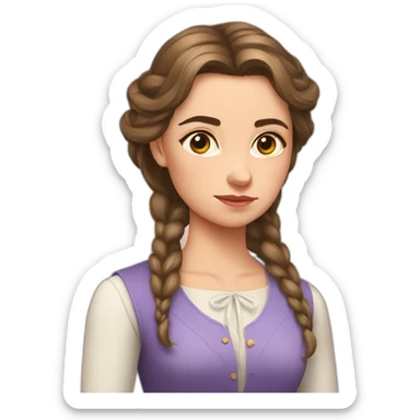 Anna protivneva is cute but upset sticker