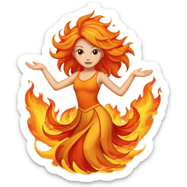 Fire spirit – Flames for hair



























 sticker