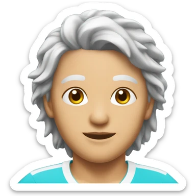 Gran jugadora de pool  sticker