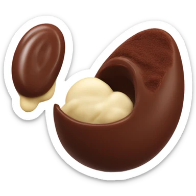 chocolate quenelle sticker