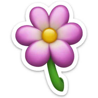 Flower claw Clip sticker