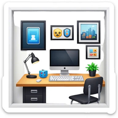 Indie Hacker room sticker