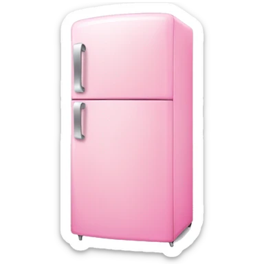 Pink refrigerator  sticker