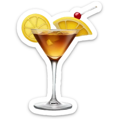 long island cocktail sticker