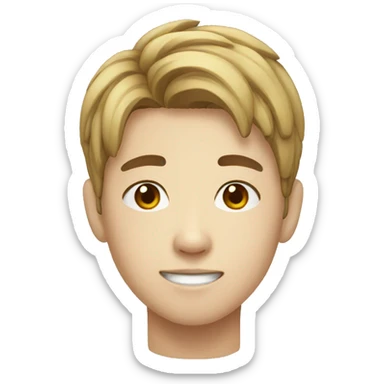 Korean teenager boy sticker