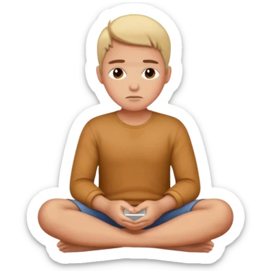 person going poo sticker