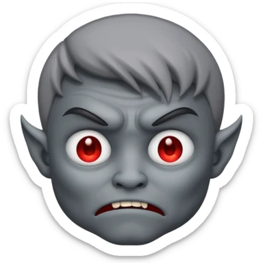 very sad demon memoji sticker