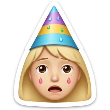 Sadness+funny++crying +depression  sticker