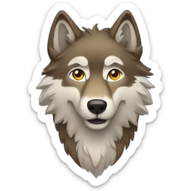 wolf sticker