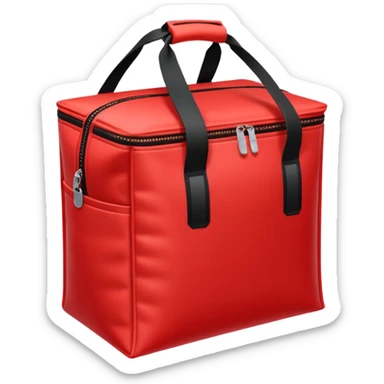 Red Thermal Delivery Bags sticker